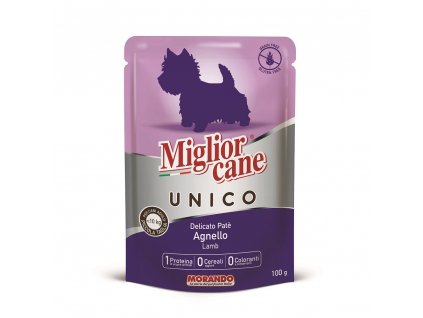 Miglior Cane Unico kapsička jehněčí 100g