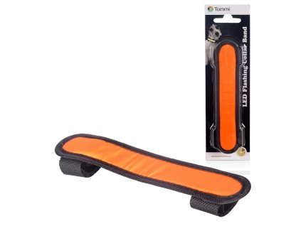 LED pásek na obojek 15cm/ oranžový