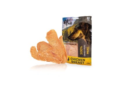 KIDDOG SUPER PREMIUM 100% kuřecí prsa, tenké plátky 50 g