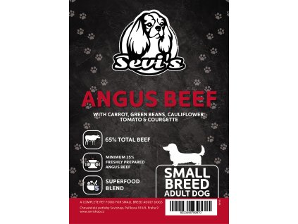 Hovězí Angus Dospělý pes - malé plemeno