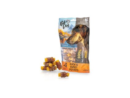 KIDDOG SUPER PREMIUM 100% kachní maso na batátu bez aditiv 150 g