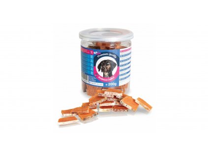 KIDDOG lososové masíčko v plátku - PREMIUM QUALITY 200 g dóza