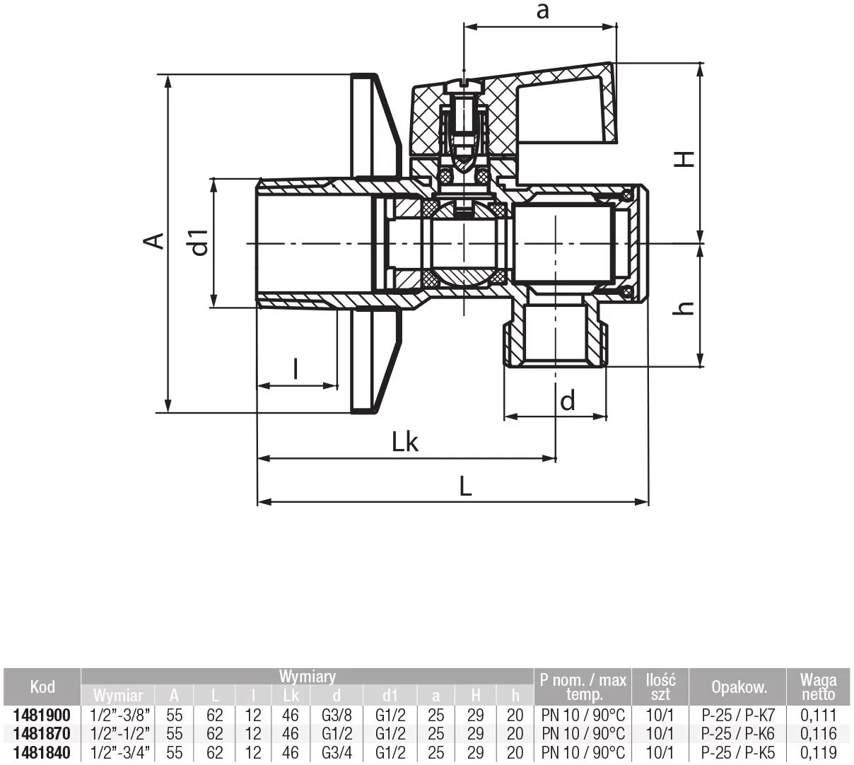 technicke-data-rohovy-ventil-chrom-s-filtrom-ANGEL-PLUS