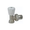 Radiatorový ventil rohový 1/2" s ručnou hlavicou COMISA.