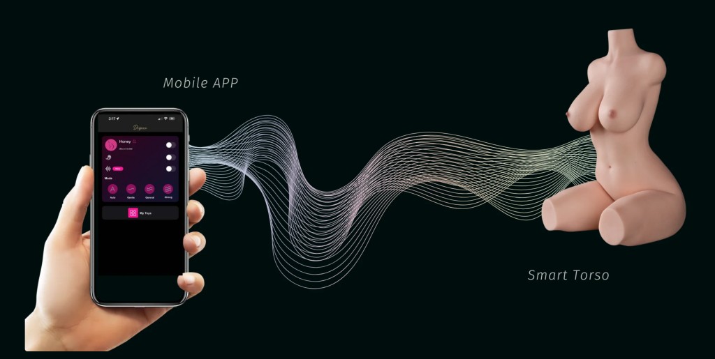 Mobilní aplikace Dripana pro ovládání interaktivních funkcí