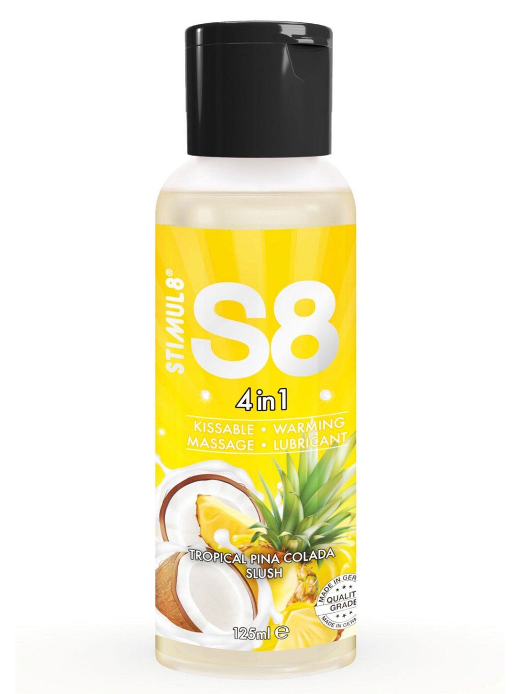 Stimul8 S8 4-in-1 Dessert Lube 125ml / Gleitgel 125ml - Ananas - SexDolls.cz