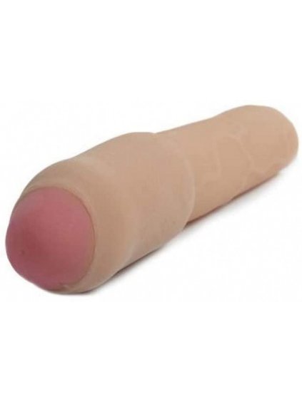 10621 6 topco cyberskin 7 5 cm xtra thick uncut transformer penis extension light