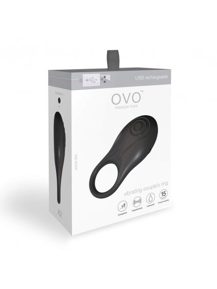 Ovo A2 Vibračný krúžok pre páry / nabíjací erekčný krúžok