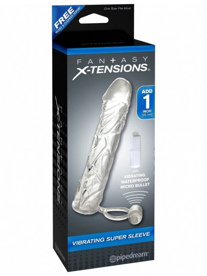 10864 4 pipedream fx vibrating super sleeve vibracni navlek na penis