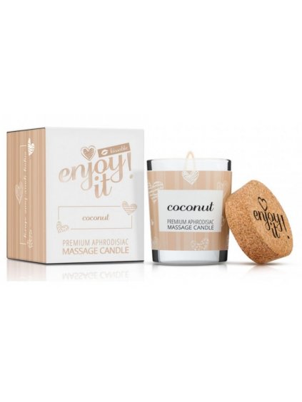 10936 16 masazni svicka na telo magnetifico enjoy it coconut 70 ml