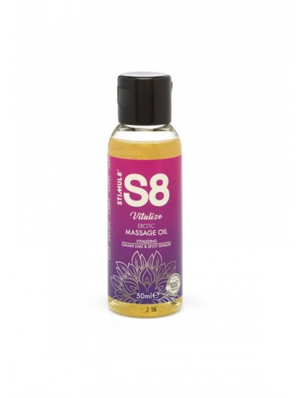 11026 2 stimul8 s8 massage oil 50ml omani lime spicy ginger