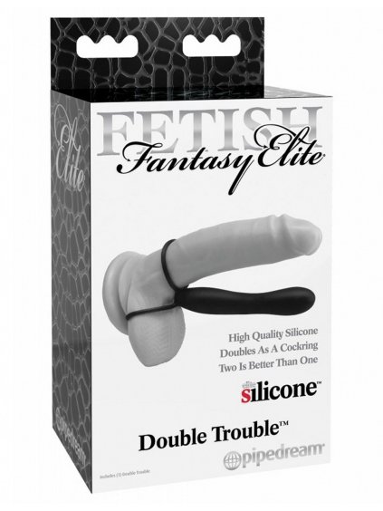 11287 3 pipedream double trouble 15cm silikon