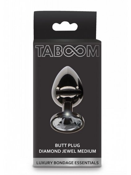 11350 5 taboom butt plug with diamond jewel medium