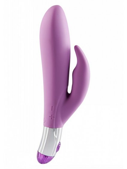 11653 3 mae b twin rabbit vibrator silikonovy vibrator fialova