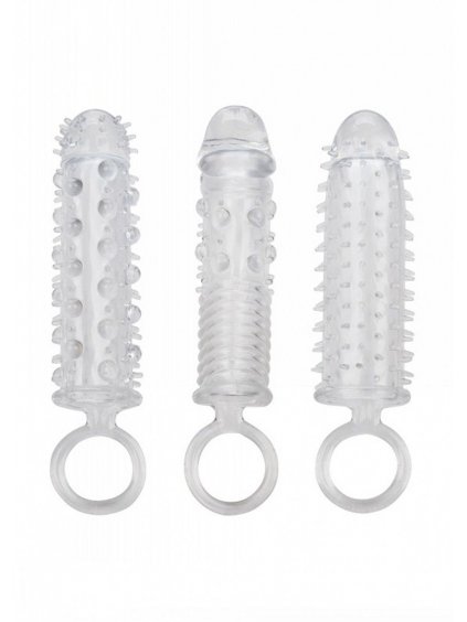 11890 calexotics textured extension set 3 ks navlek na penis