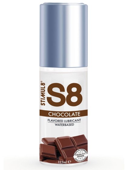 Stimul8 S8 WB Flavored Lube 125ml / lubrikačný gél 125ml - Čokoláda