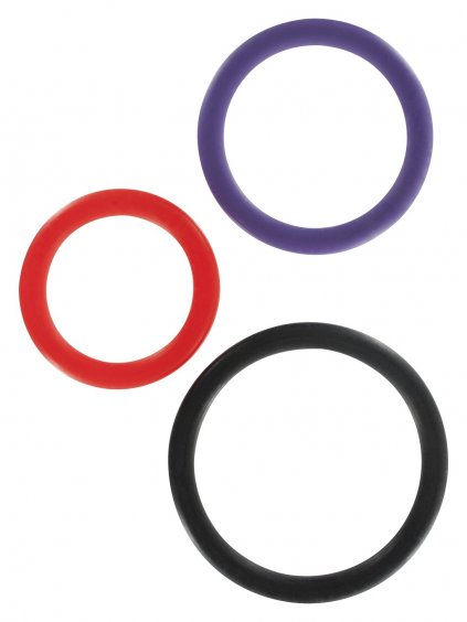 TOYJOY Basics Triple Rings Multicolor 3pcs - Multicolor