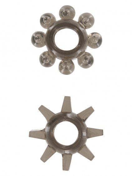 TOYJOY Manpower Power Stretchy Rings 2pcs - Grey