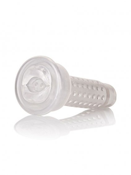 CalExotics Optimum Series Stroker Pump Sleeve Mouth - Transparent