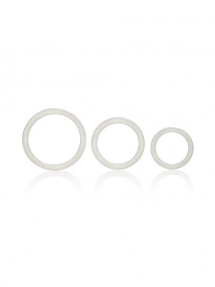 CalExotics Tri-Rings - White