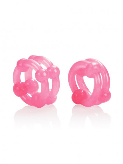 CalExotics Island Rings Double Stacker - Pink