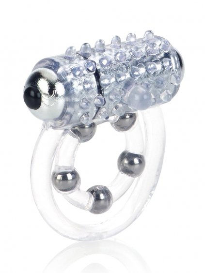 CalExotics Maximus-Ring für Paare, mit 4 Perlen, transparent
