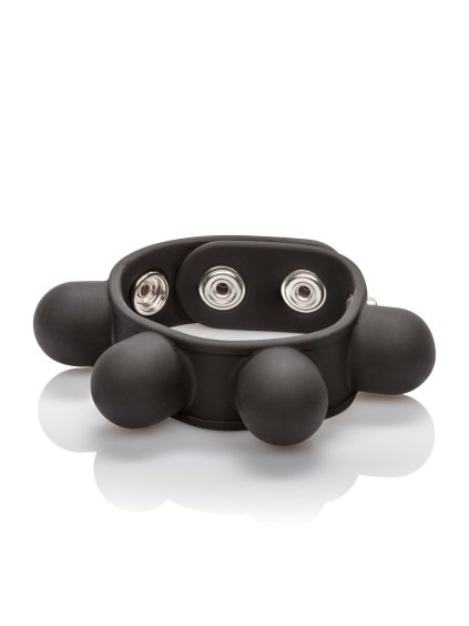 CalExotics Rings Weighted Ball Stretcher - Black