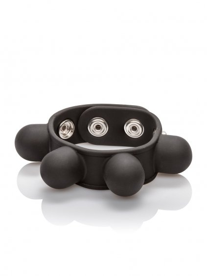 CalExotics Rings Weigted Ball Stretcher - Black