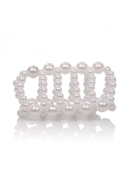 CalExotics Basic Essentials Pearl Stroker Beads Large - Transparent