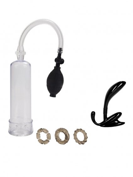 CalExotics Kits His Essential Pump Kit - Transparent