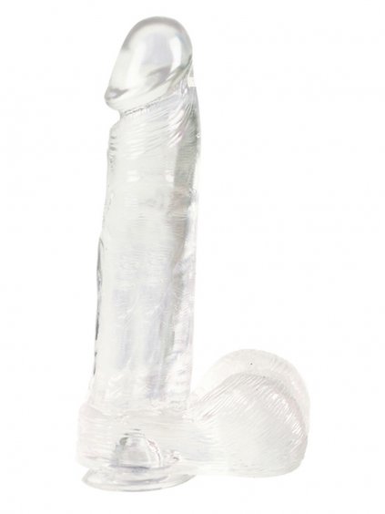 CalExotics Playful Dongs Jelly Royale 7.25 Inch - Transparent