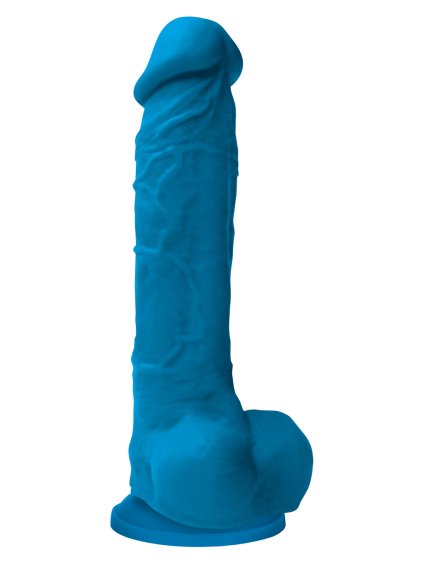 NS Novelties Colours Pleasures 8 Inch Dildo - Blau