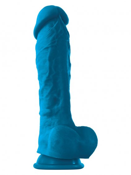 NS Novelties ColourSoft Weicher Dildo, 20,3 cm, Blau