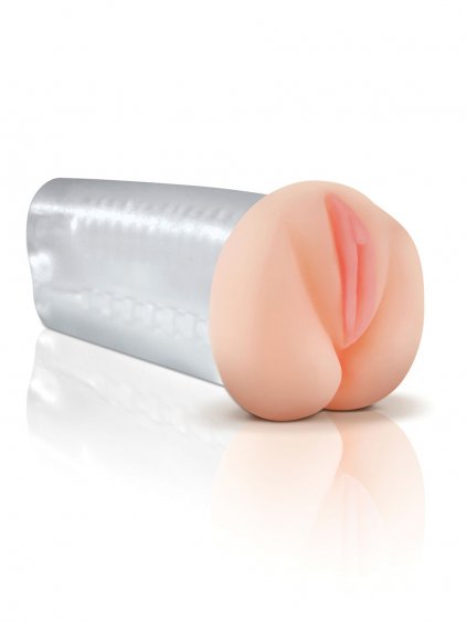 Pipedream PDX Extreme Deluxe See Thru Stroker - Light skin tone