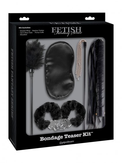 Pipedream Fetish Fantasy Bondage Teaser Kit - Black