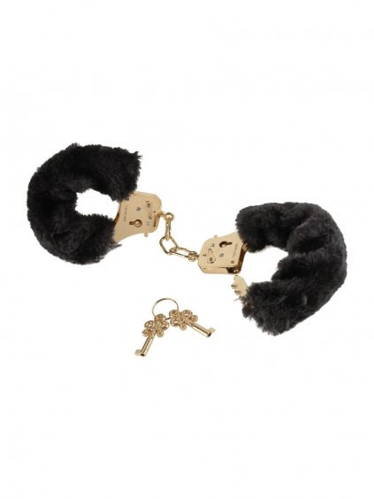 Pipedream Fetish Fantasy Gold Deluxe Furry Cuffs - Gold