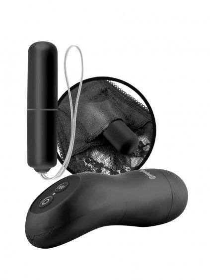 Pipedream Fetish Limited Edition Remote Control Vibrating Panty - Black - O/S