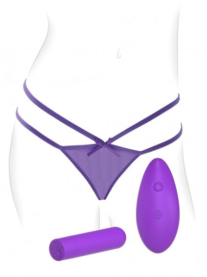 Pipedream Fantasy For Her Cheek Panty Thrill-Her - Purple