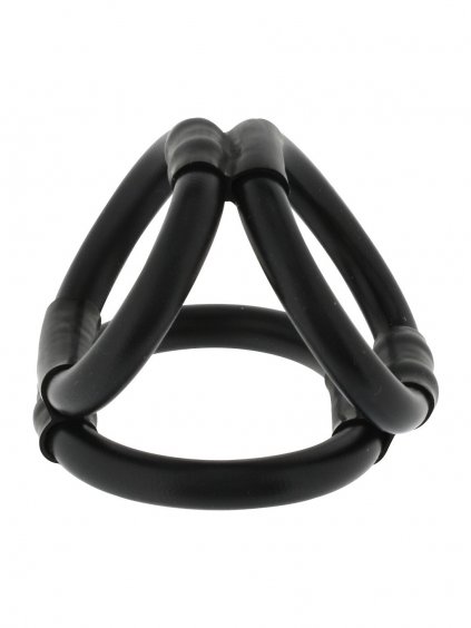 Seven Creations Tri Ring Cock Cage - Black