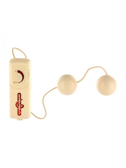 Seven Creations Vibrating Duoballs - Gold