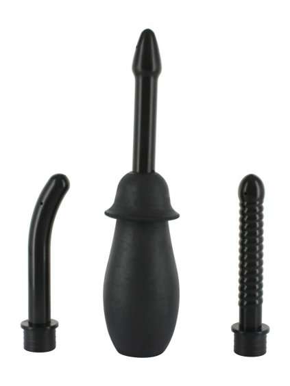 Seven Creations Anal Douche Kit - Black