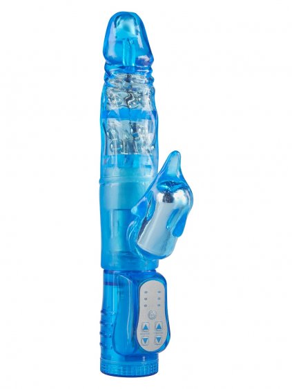 TOYJOY The Rabbits Twinturbo Dolphin Vibrator - Blue