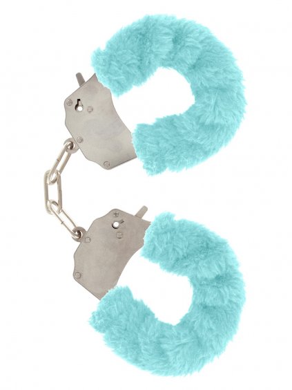 TOYJOY Classics Furry Fun Cuffs - Aqua