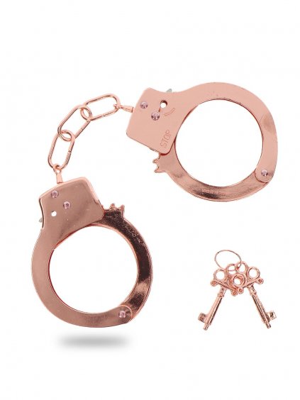 TOYJOY Classics Metal Handcuffs - Rose Gold
