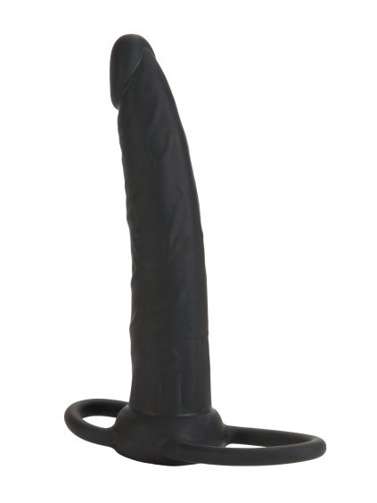 CalExotics Anal Silicone Double Rider - Black