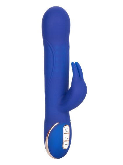 CalExotics Jack Rabbits Signature Silicone Rotating Rabbit - Blue