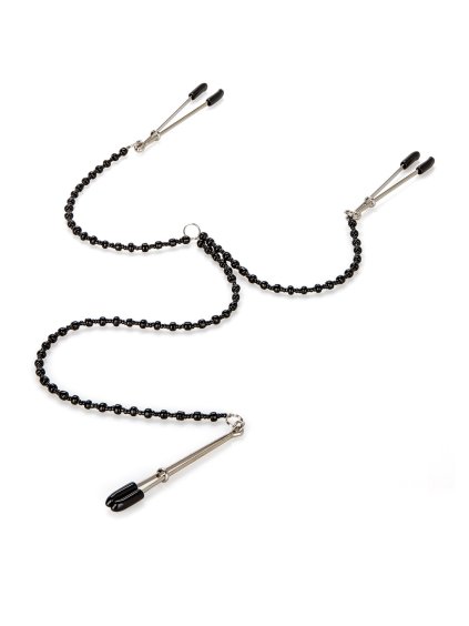 CalExotics Nipple Play Tweezer Intimate Clamps - Czarny
