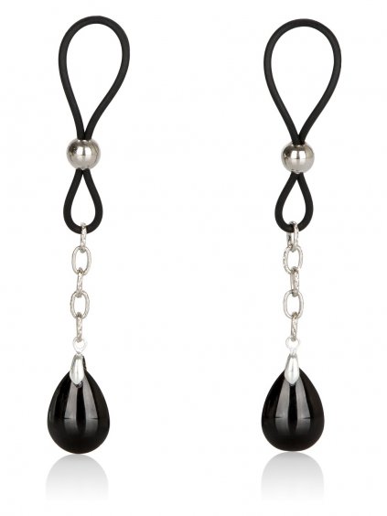 CalExotics Nipple Play Nonpierced Nipple Jewelry - Black