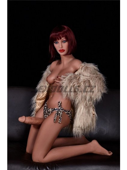 Irontech doll 155cm Shemale Ladyboy transgener / realistická panna s dildem
