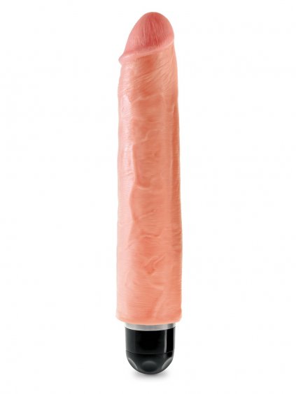 Pipedream King Cock 10 Inch Vibr Stiffy - Light skin tone